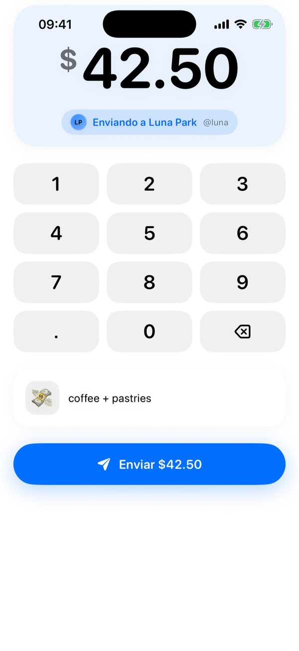 Enviar $42.50 a Luna Park